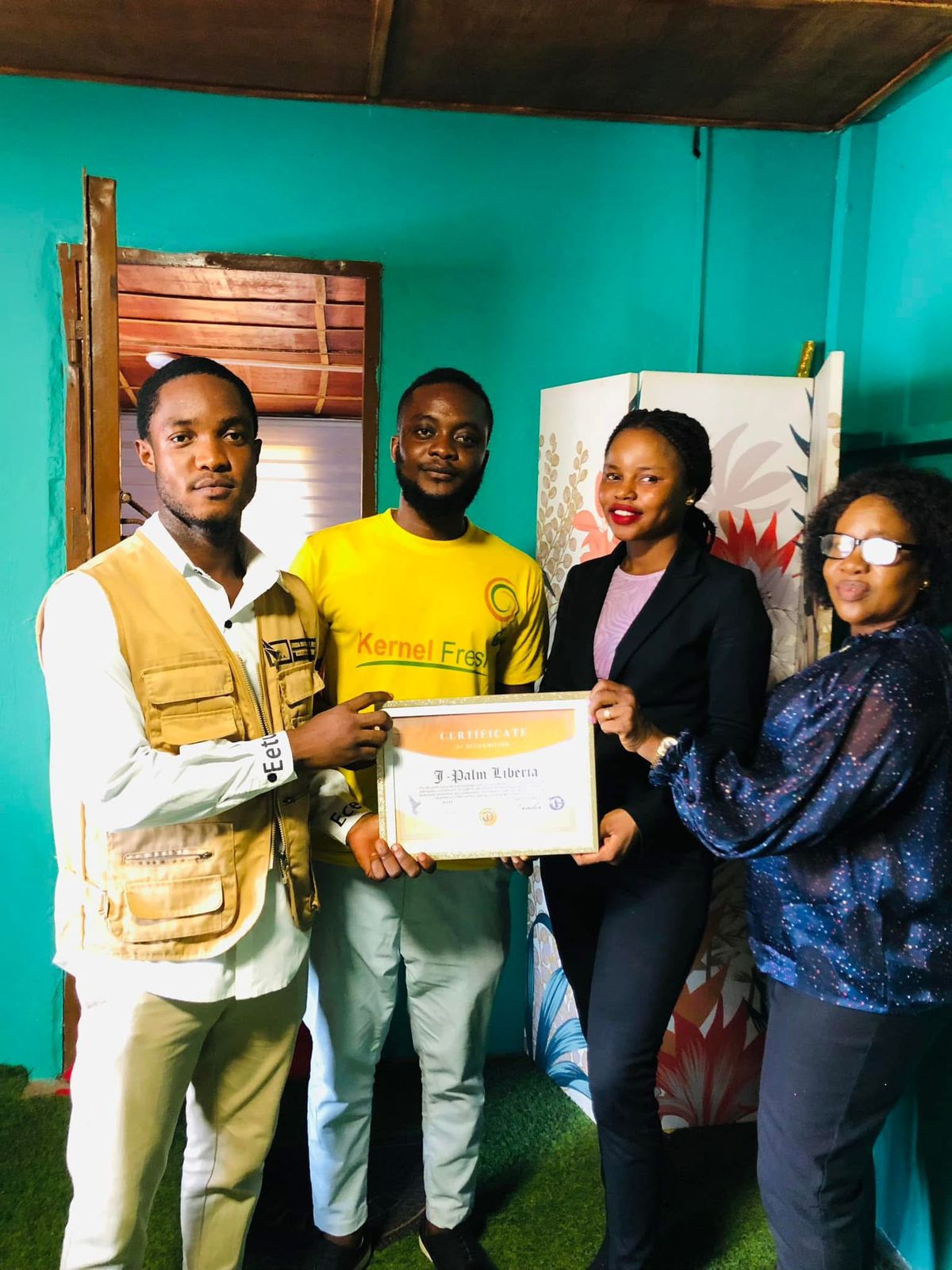 Liberia Business Awards Certificates